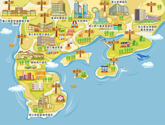 广河手绘地图旅游的艺术指南